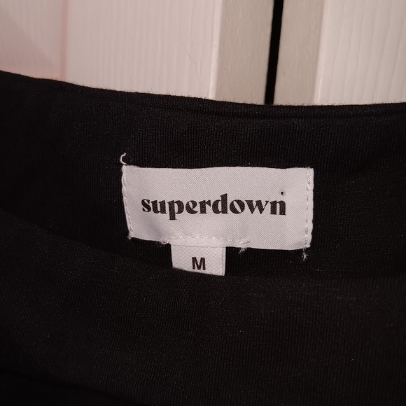 Superdown Black Cut Out Bodysuit. Size M. NWT! - Picture 5 of 12